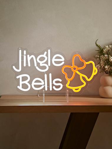 Premier Decorations Jingle Bells Neon Effect Sign