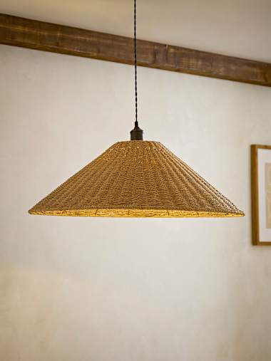 Extra Large Wicker Taper Shade 70cm