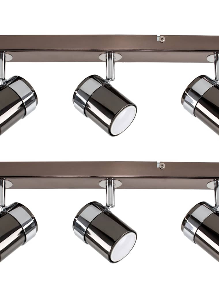 Black 3 Way Spotlight Bar