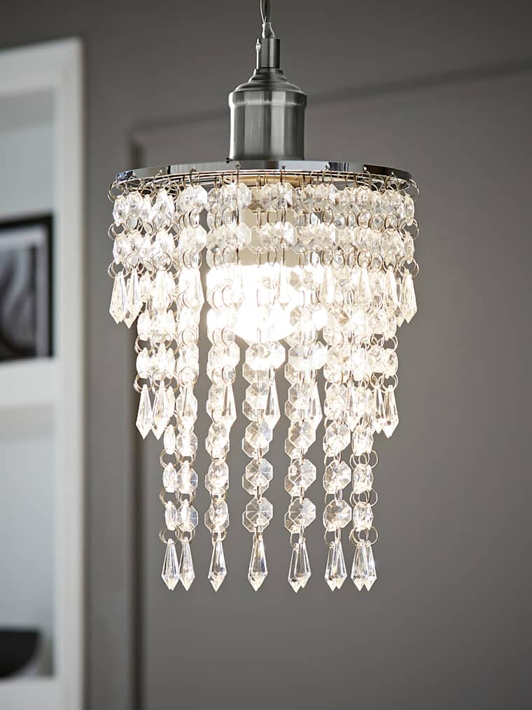 3-Tier Clear Acrylic Pendant Ceiling Shade