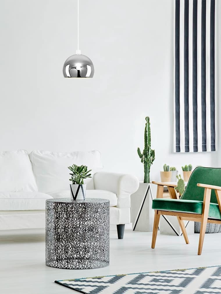 Chrome Pendant Shade