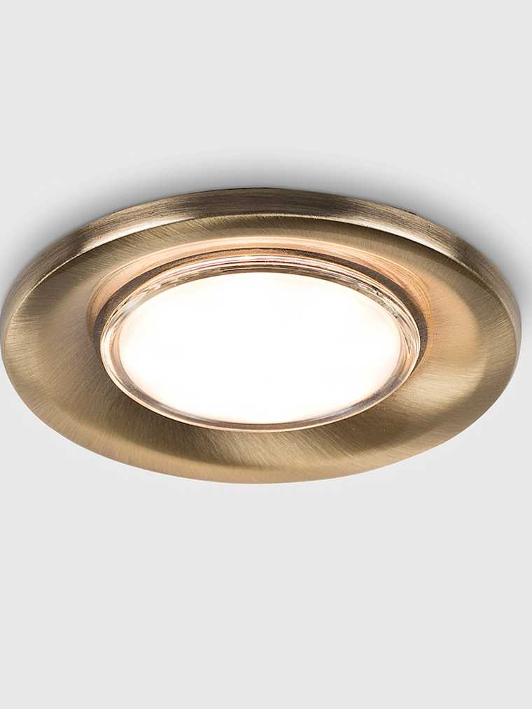 Antique Brass Fire Rated Downlight