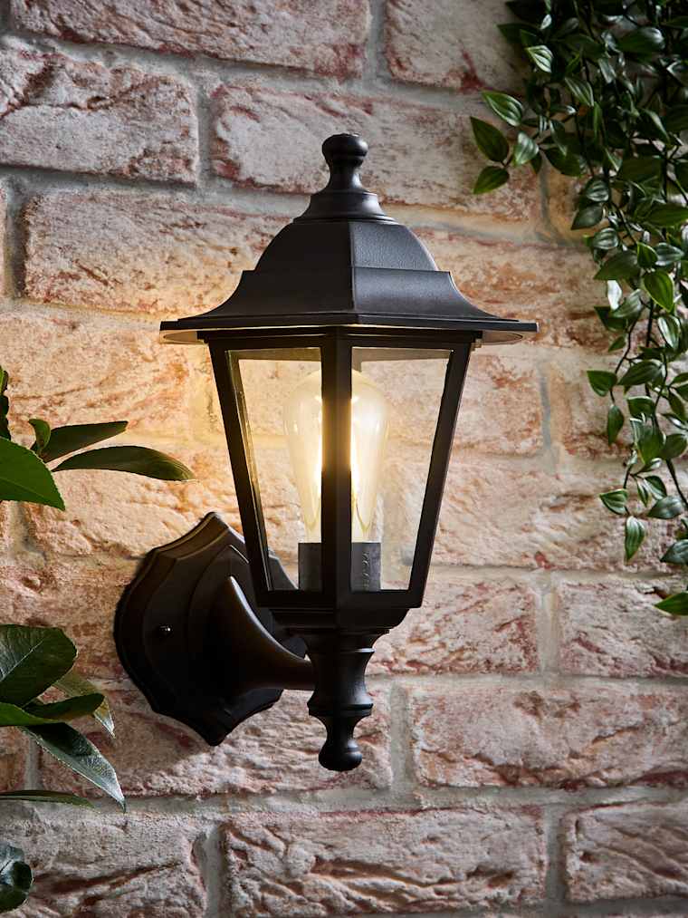 IP44 Outdoor Black Up/Down Lantern