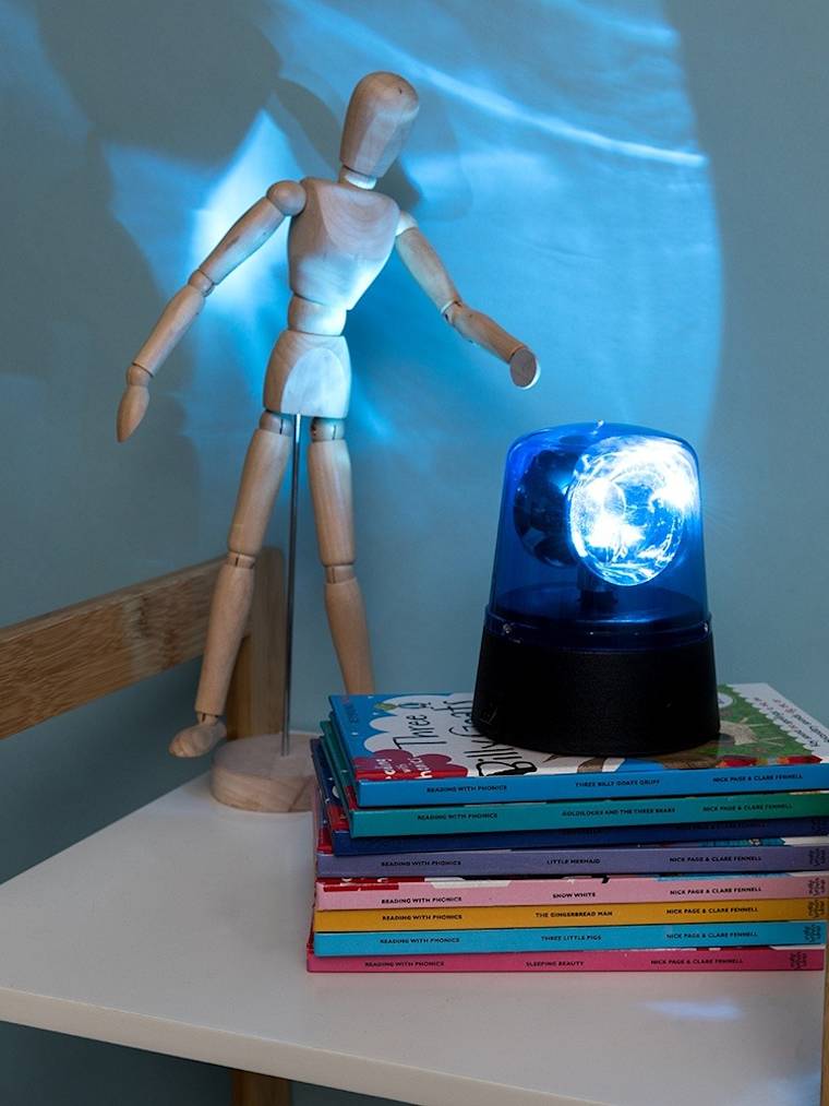 LED Novelty Rotating Police Warning Light