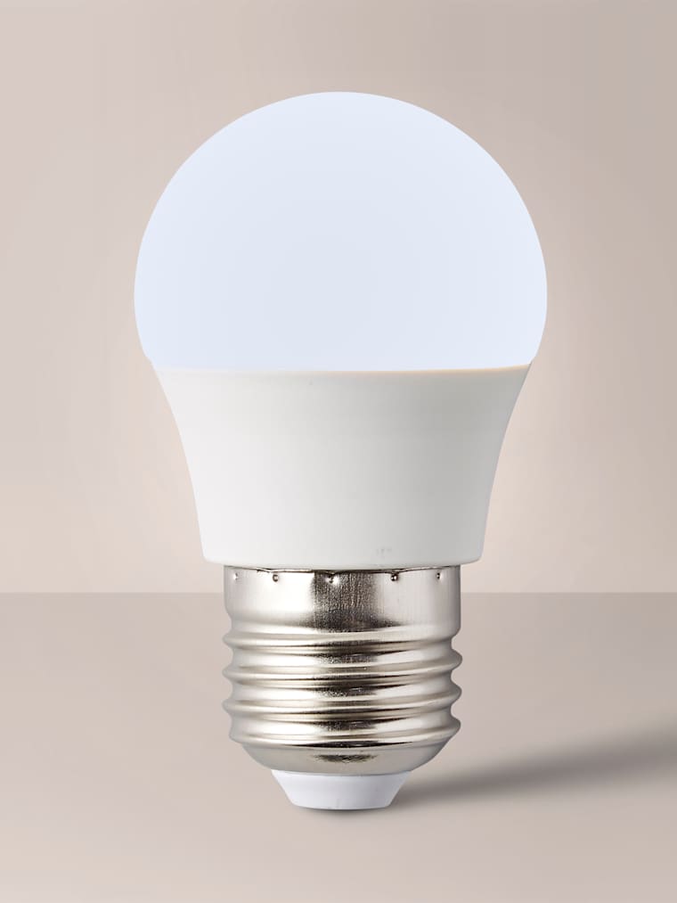 Pack of 10 4W Globe Warm White LED Bulbs