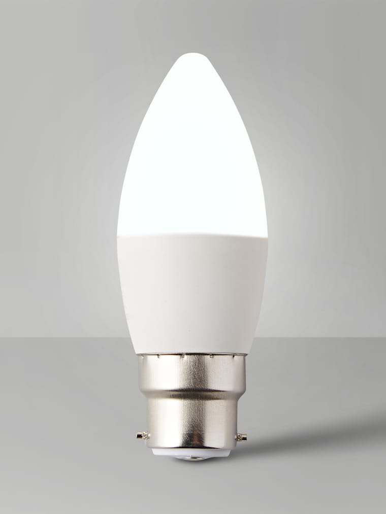 Pack of 2 4W Candle Warm White LED Bulbs
