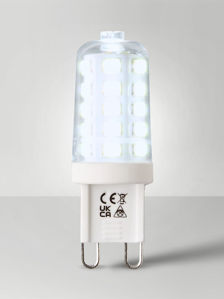 Pack of 10 3W Dimmable Capsule Cool White LED Bulbs