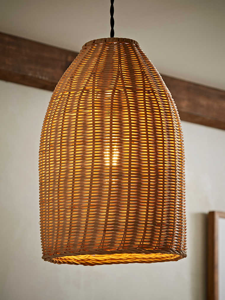Natural Wicker Pendant Shade