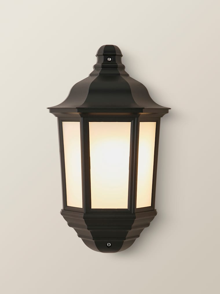 IP44 Black Wall Lantern