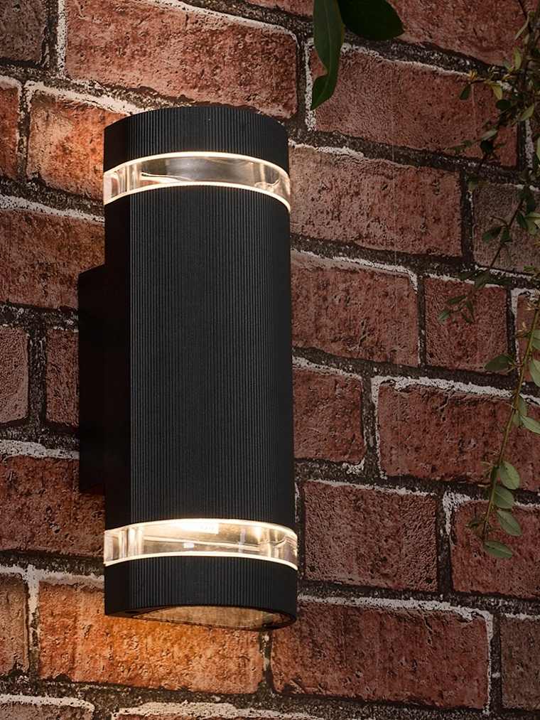 IP54 Black Up/Down Wall Light