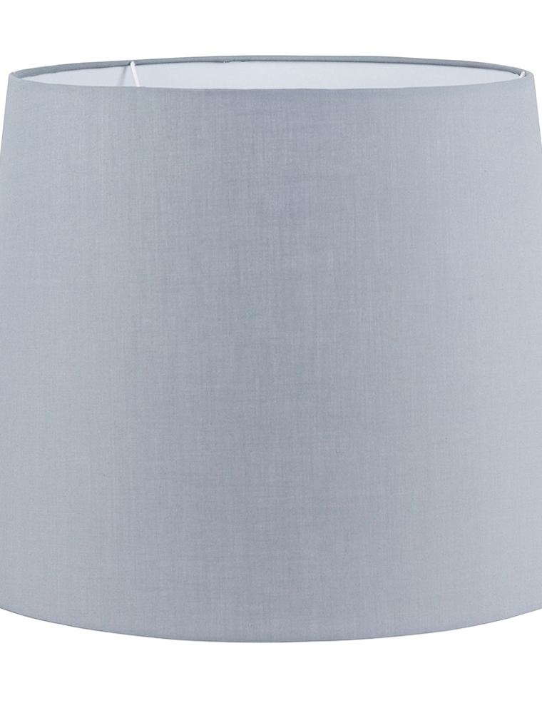 Large Grey Fabric Taper Shade