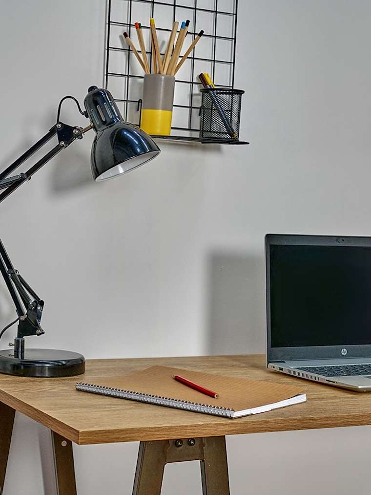 Black Adjustable Table Lamp
