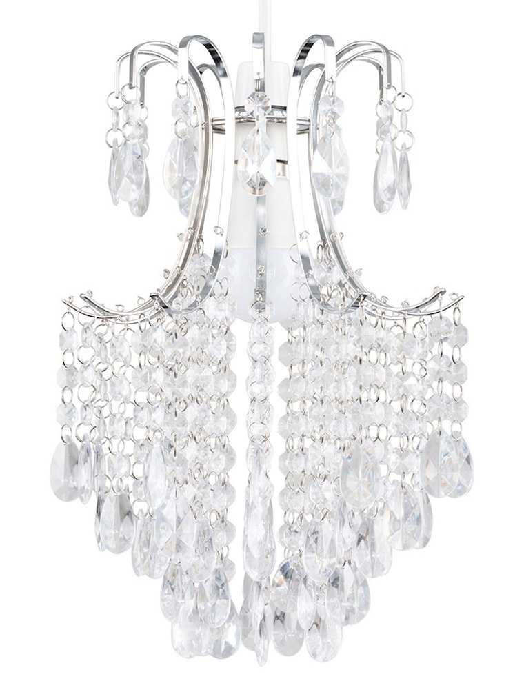 Pendant Shade with Clear Acrylic Droplets