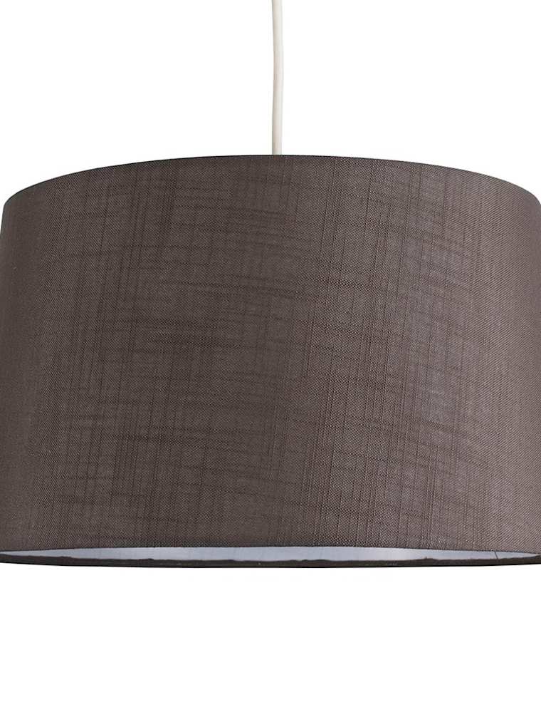 Dark Grey Reversible Tapered Shade