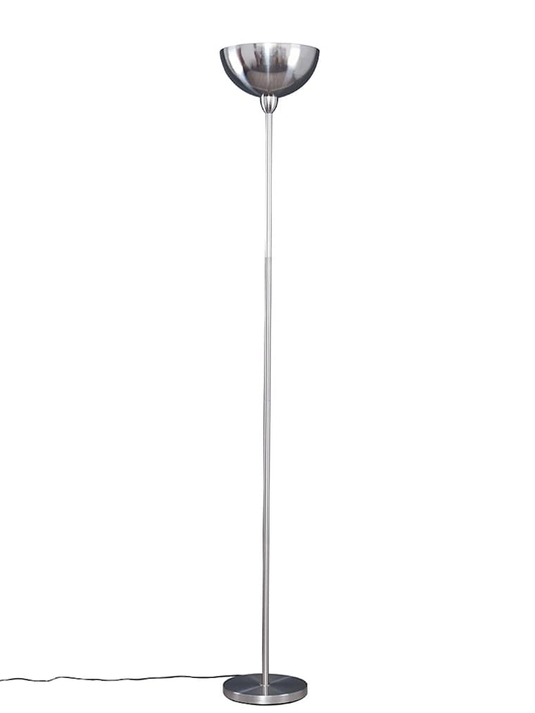 Brushed Chrome Uplighter Floor Lamp