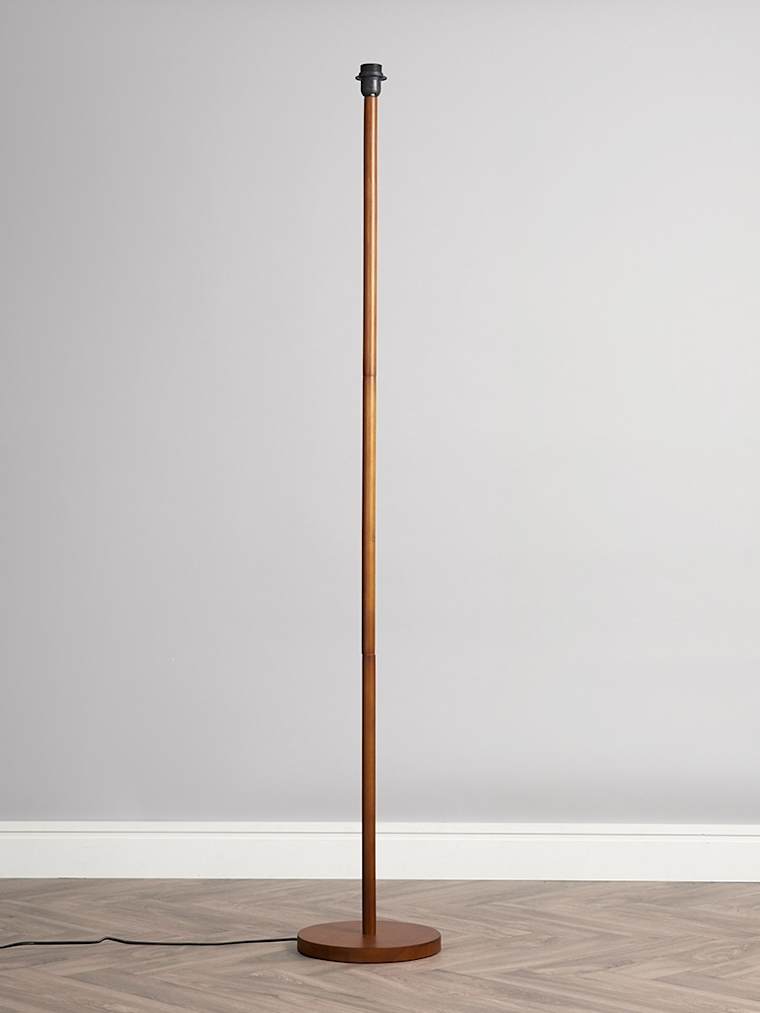 Dark Wood Floor Lamp