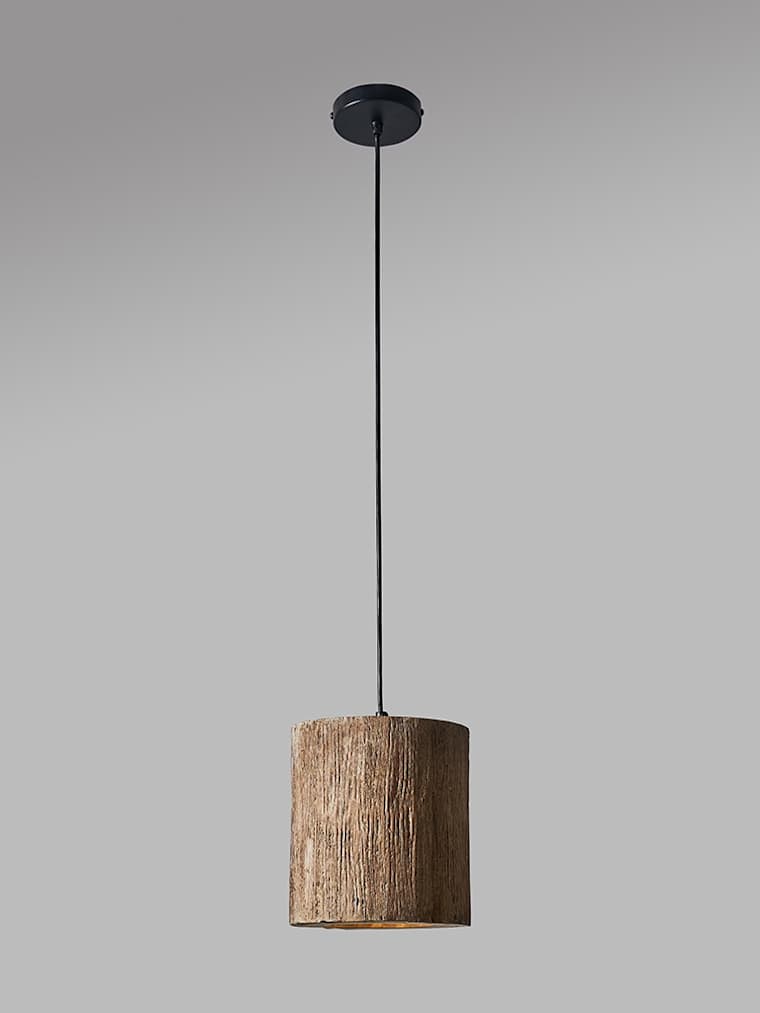 Black Wood Pendant Ceiling Light