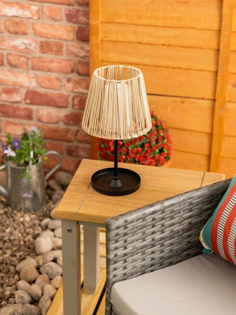 IP44 Rattan LED Table Lamp