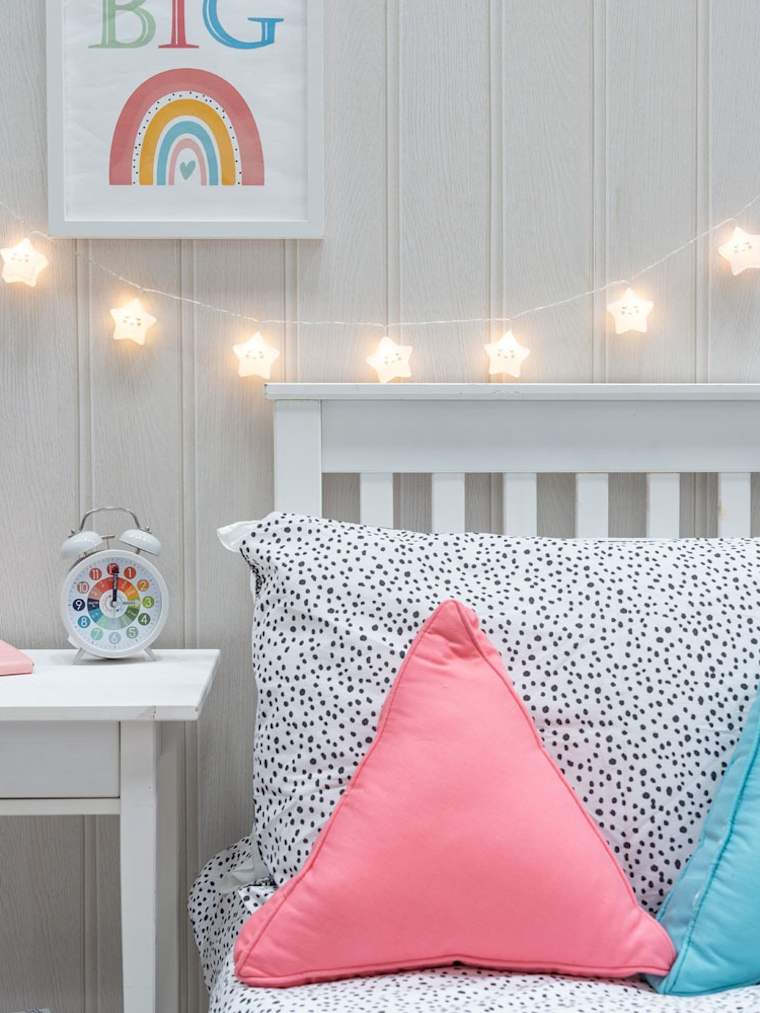 10 x Battery Operated Star LED String Lights