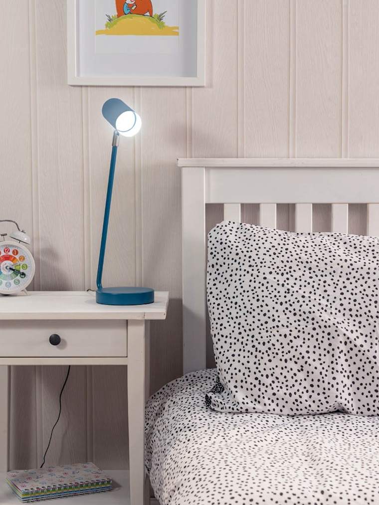 Petrol Blue Integrated LED Desk Lamp
