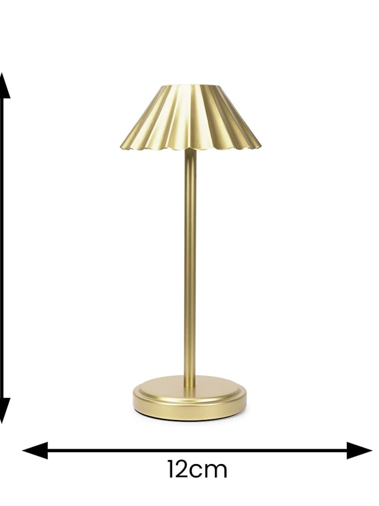 Avery Rechargeable LED Table Lamp in Gold (26645)