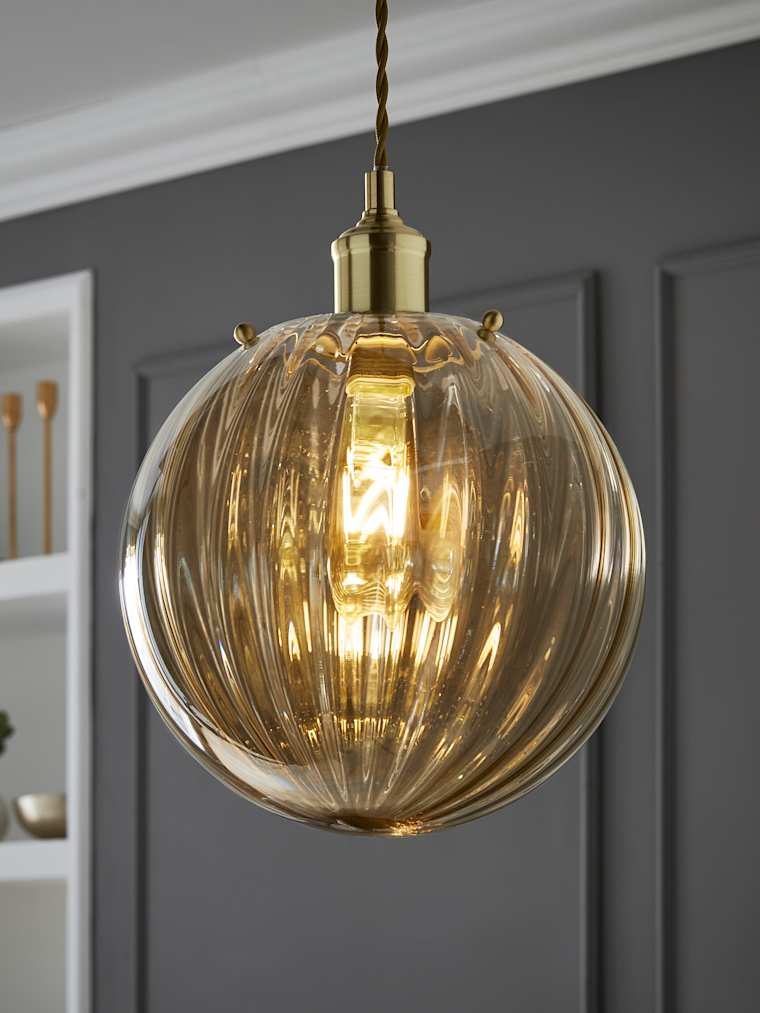 Ribbed Glass Easy Fit Shade