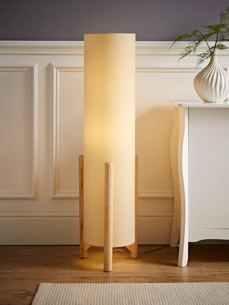 Natural Midi Floor Lamp