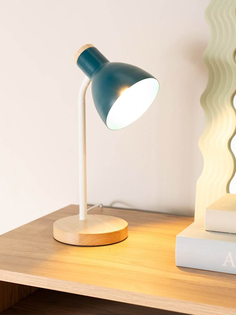 Teal Flexi Neck Desk Lamp