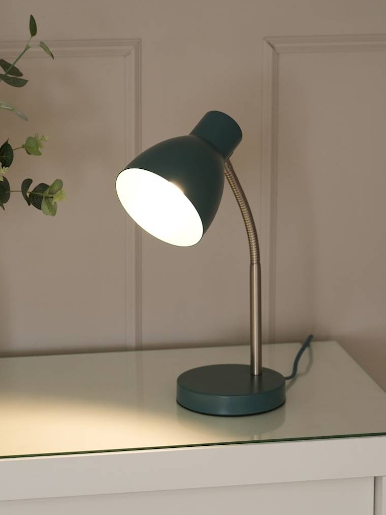 Teal Adjustable Desk Lamp