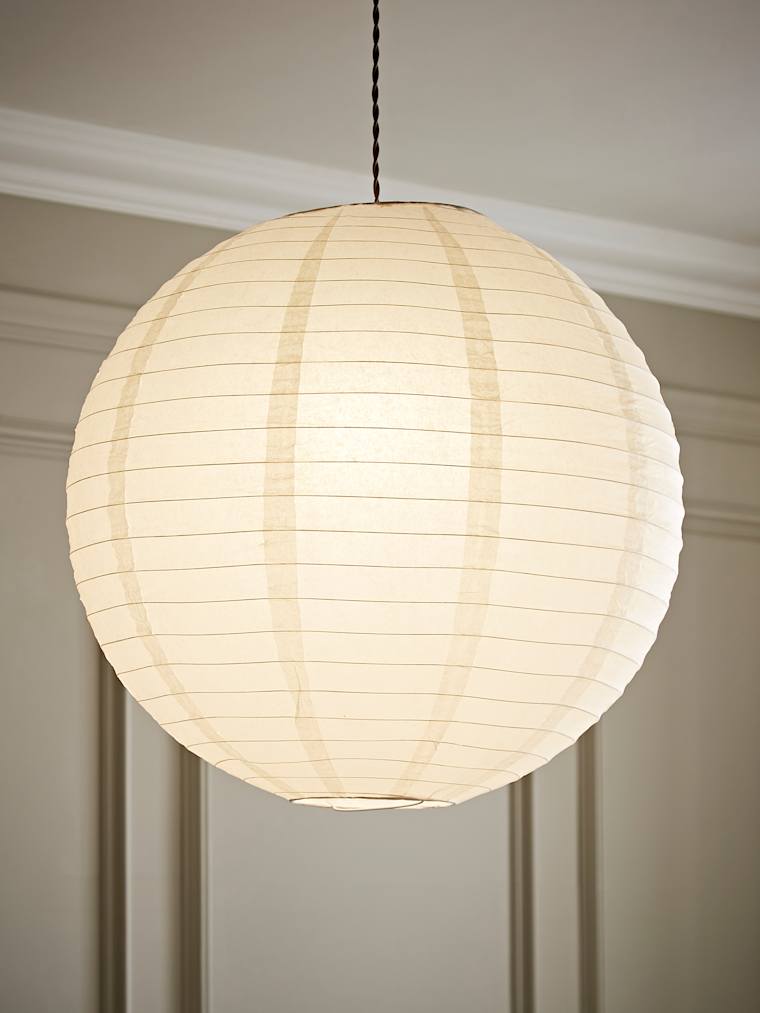 60cm White Paper Easy Fit Lantern Shade