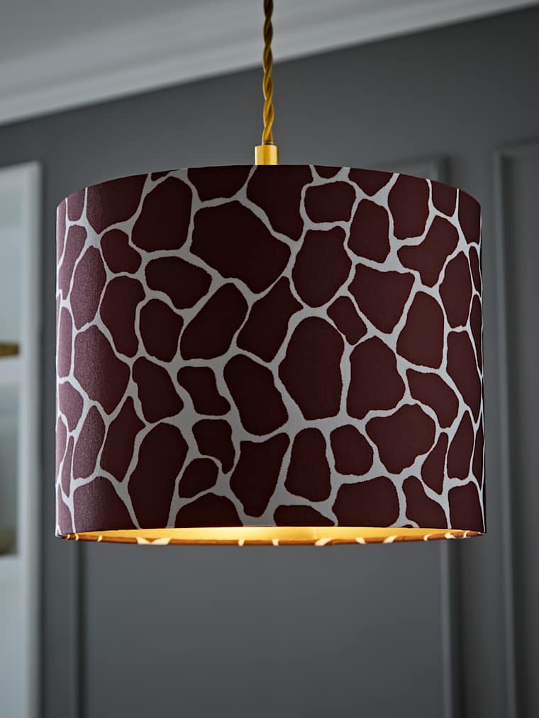 Small Giraffe Shade with Gold Inner