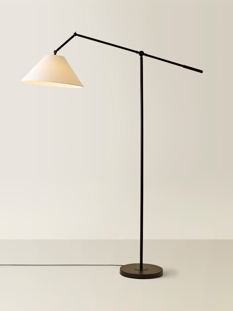 Matte Black Adjustable Floor Lamp