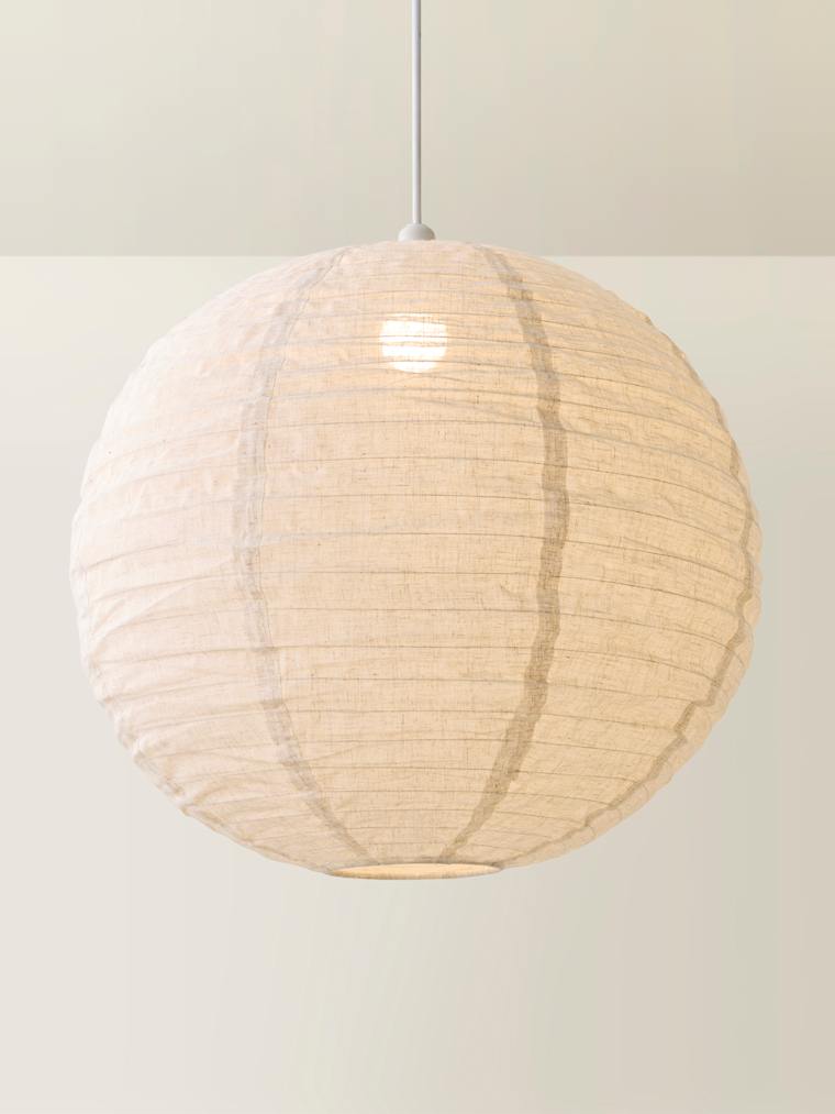 Extra Large Linen Globe Shade